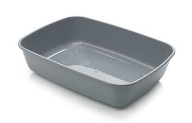 Savic Iriz Cat Litter Tray - GREY 42CM